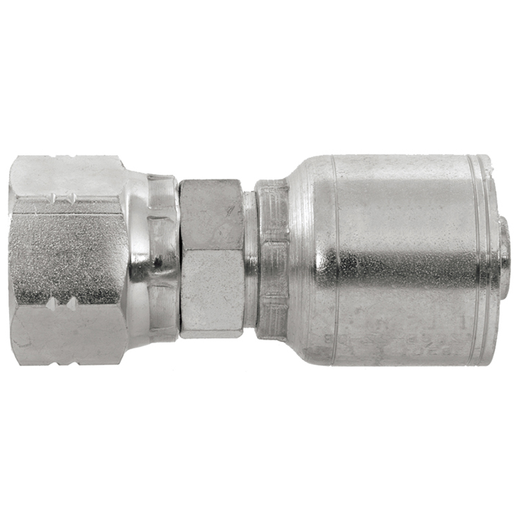 42068-30-12 3/4" NON-SKIVE CRIMP COUPLING WITH M30 X 1.5 FEMALE KOMATSU THREAD