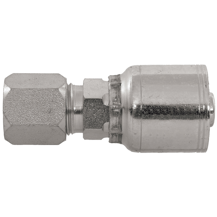 4260-12-12 3/4" NON-SKIVE CRIMP COUPLING WITH 1-1/16-12 FLARELESS COMPRESSION END