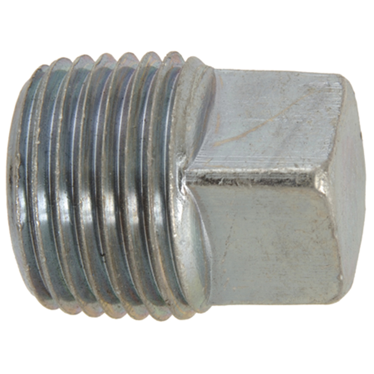 1600S-06 3/8" STEEL SQUARE HEAD PIPE (NPTF) PLUG