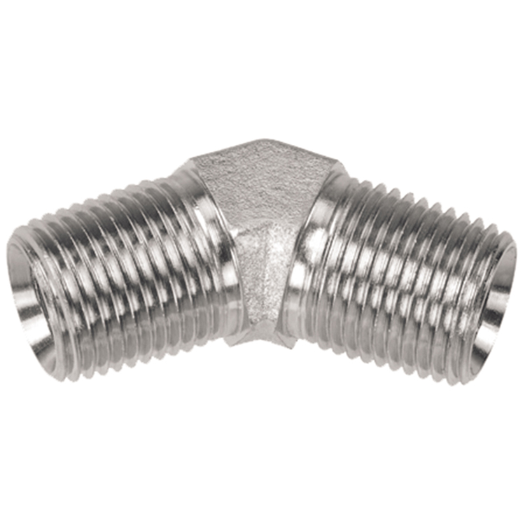 1646-16-16 1" STEEL 45° MALE PIPE (NPTF) ELBOW