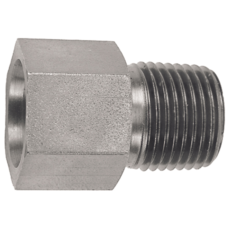 0116-16-16 1-5/16-12 FEMALE O-RING BOSS TO 1" MALE PIPE (AADNPTF) CONNECTOR