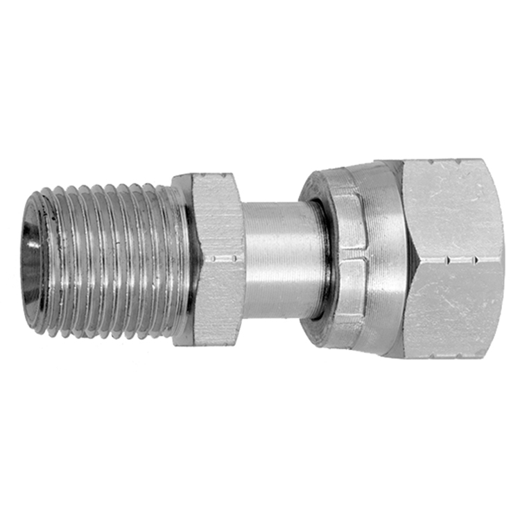 83016-08-10 1/2" MALE PIPE gNPTF TO 1-14 FEMALE O-RING FACE SEAL CONNECTOR
