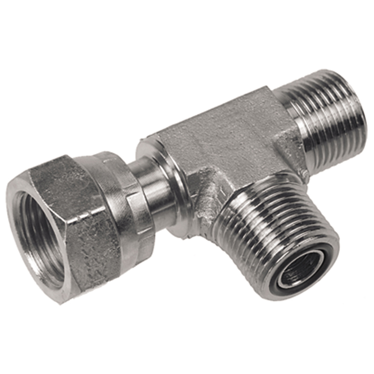 83T99-04-04 9/16-16 O-RING FACE SEAL FEMALE RUN TEE