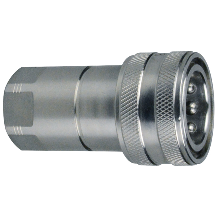 C101SS-16 1" C100 SERIES ISO-B TYPE 316 STAINLESS STEEL HYDRAULIC COUPLER WITH FEMALE PIPE (NPTF) THREAD