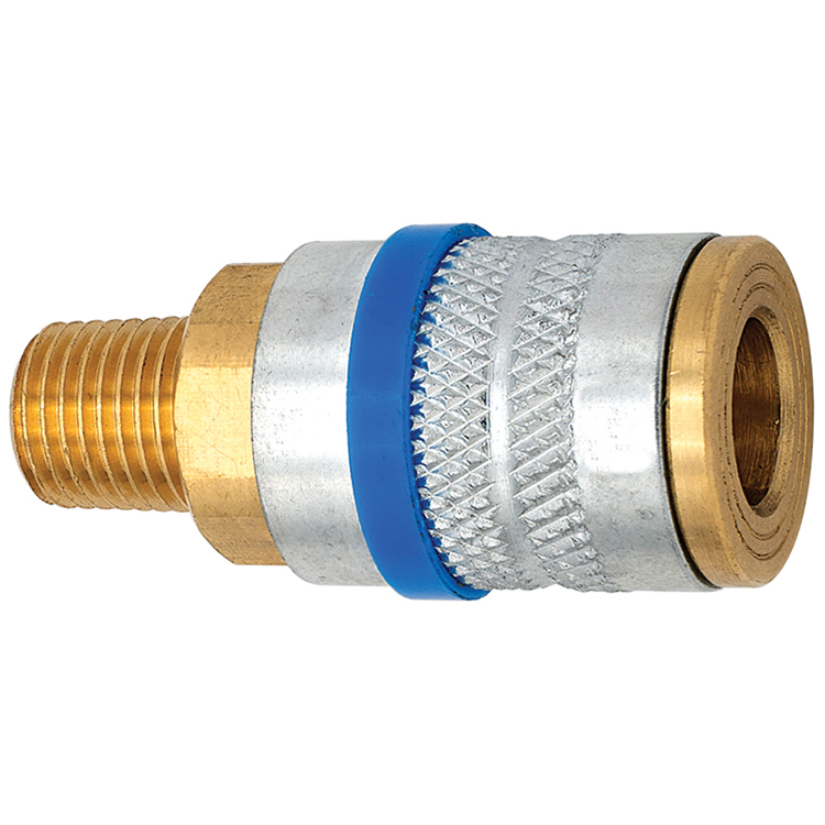 C21-03 1/4" INDUSTRIAL COUPLER WITH 3/8" MALE PIPE (NPT) THREAD