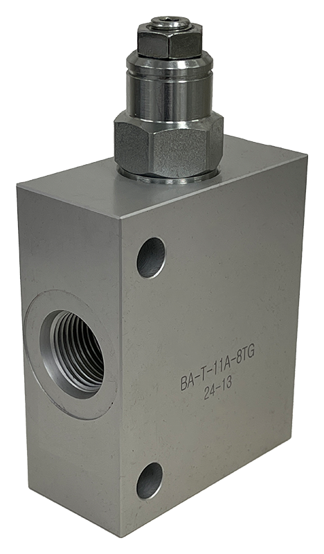 CBCA-LHN-A8T|T-11A Counterbalance Valve, 3:1, 1000-4000psi, 15gpm, with SAE 8 Aluminum Body