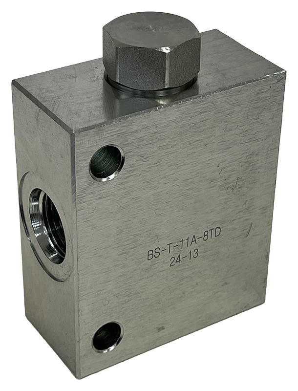 CKCB-XCN-S8T|T-11A Pilot Check Valve, 30psi, 15gpm, with SAE 8 Body