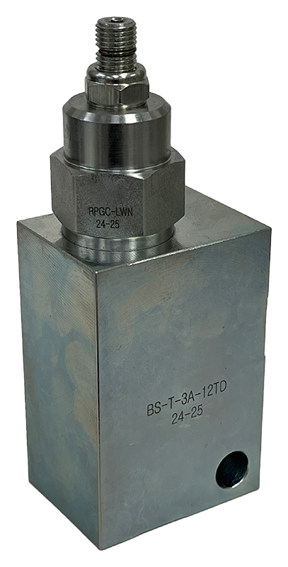 RPGC-LWN-S12T|T-3A Pilot Operated Relief Valve 200L/min 150-4500 psi with SAE 12 Steel Body