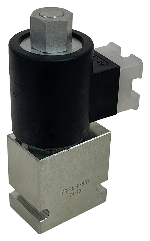 SV2-10-2NORP-N-24HD-S8T|10-2 2-Way 2-Position Solenoid Valve, 24VDC Din, with SAE 8 Body Normally Open