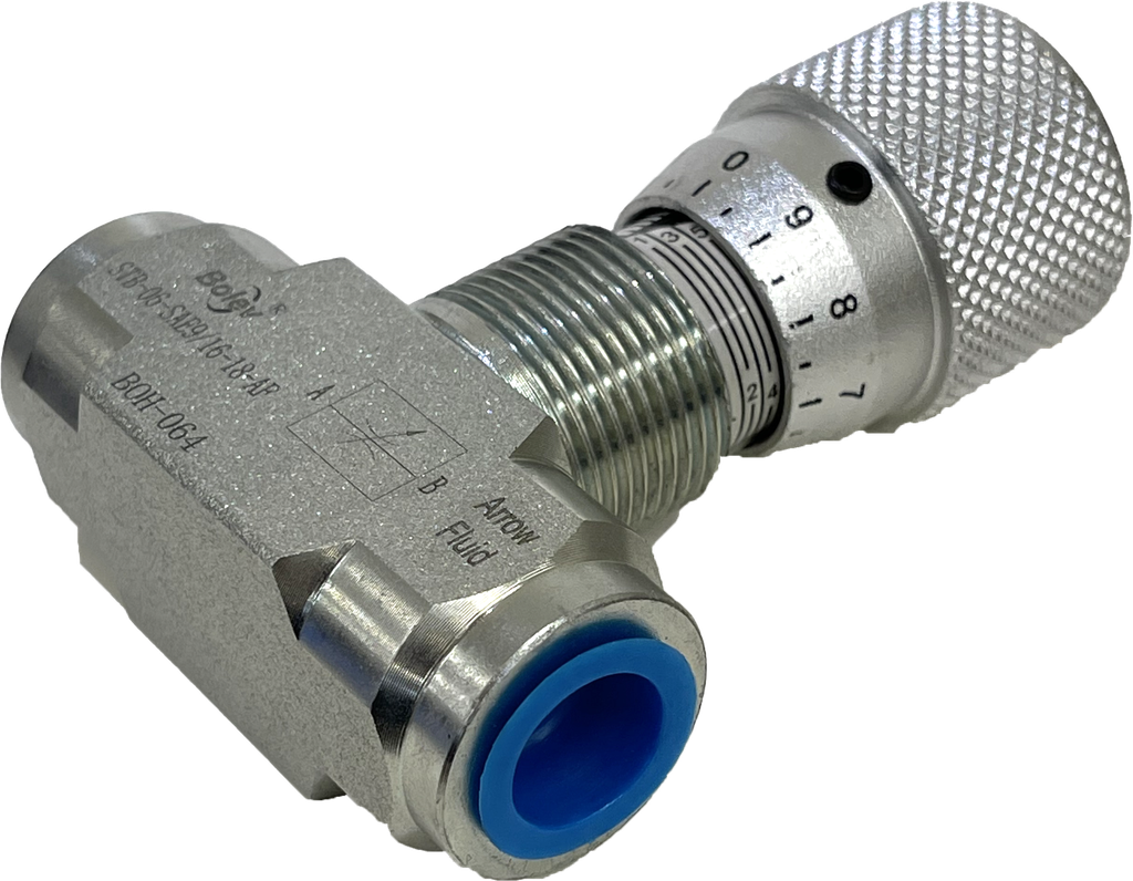 STB-06-SAE9/16 (3/8 Needle Valve 5800 psi - 3/8 ORB)|3/8 Needle Valve 5800 psi - 3/8 ORB
