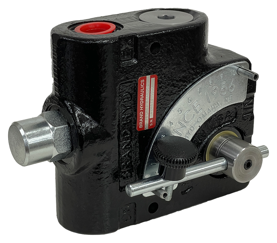 PFCR51-8SAE*50 |Brand 16 GPM Pressure Compensated Flow Control c/w relief - 8 SAE ports - Painted black
