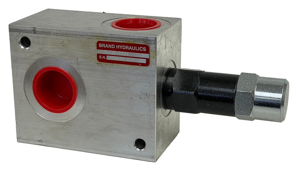 RLC12-3000 (Brand Hydraulics adjustable hydraulic relief valve (#12 SAE ports / relief ...|Brand Hydraulics adjustable hydraulic relief valve (#12 SAE ports / relief set to 3,000 psi)