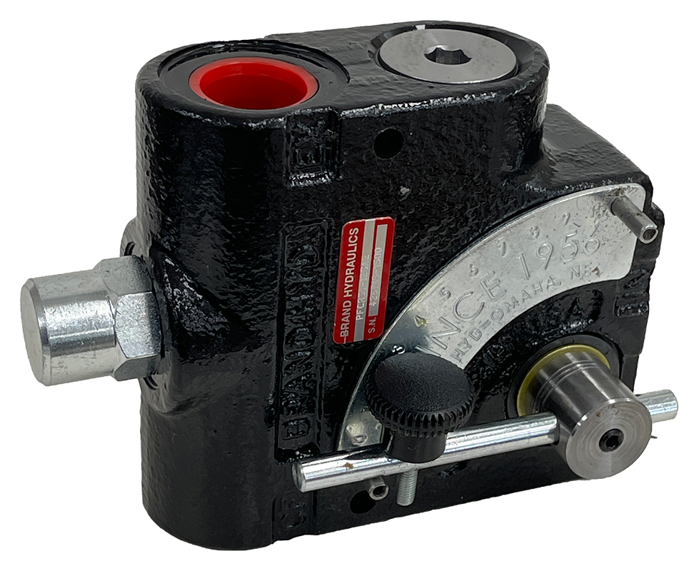 PFCR51-12SAE (Brand 30 GPM Pressure Compensated Flow Control, with Relief, 12 SAE ports - Painted Black)