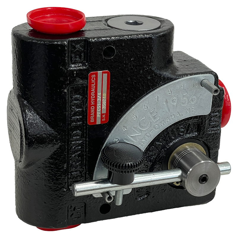 PFC51-3/4 (3/4 Brand flow control 30 GPM - Black paint)
