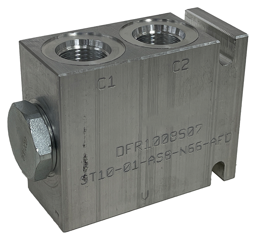 ST10-01-AS8-N66-AFD | Flow Divider 12 gpm, 8 ORB ports