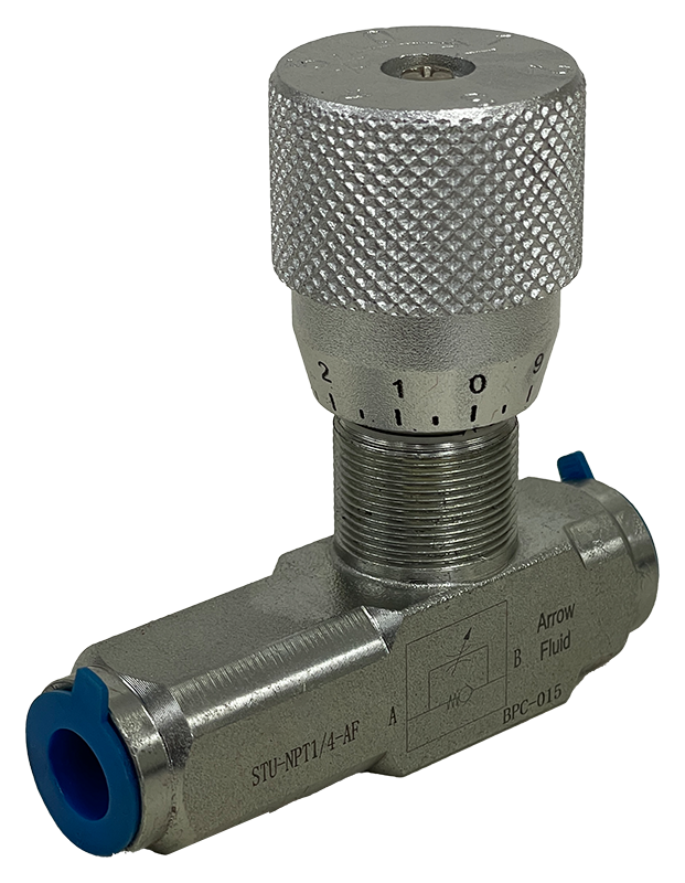 STU-400-NPT 1/4 | 1/4 NPT Flow Control max pressure 5800psi