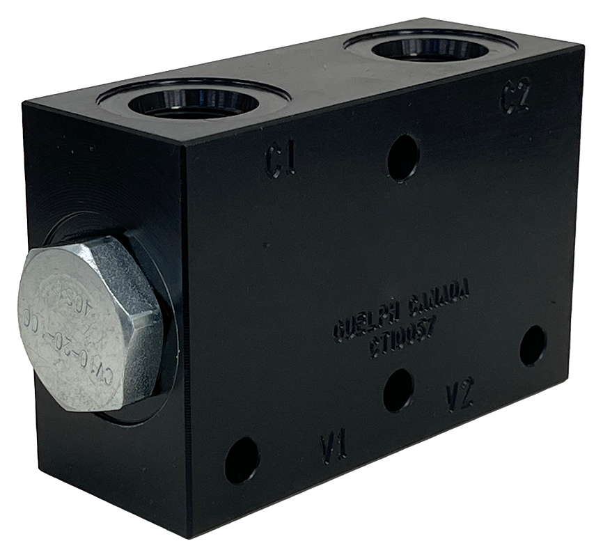 CTI0057 (Double PO check valve (#8 SAE ports))|