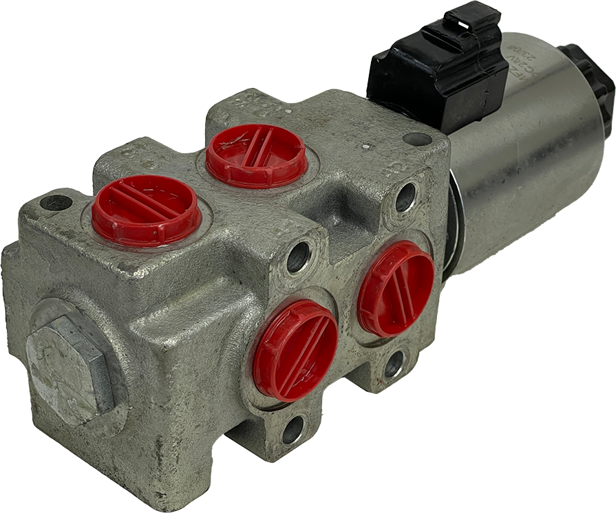 2SGL-DVTER-SAE10-D24-BAFD-DBL|6 way selector valve 24 VDC - Banked as double - Deutsch