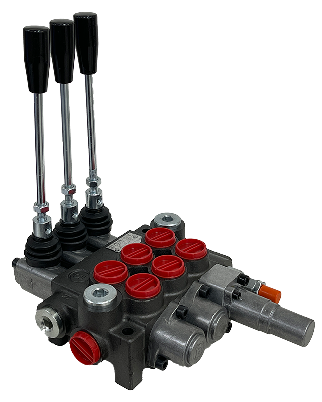 3Z50/1/K16KZ1/2x(A1KZ1)-S|3 Spool Z50 valve with float on lever push