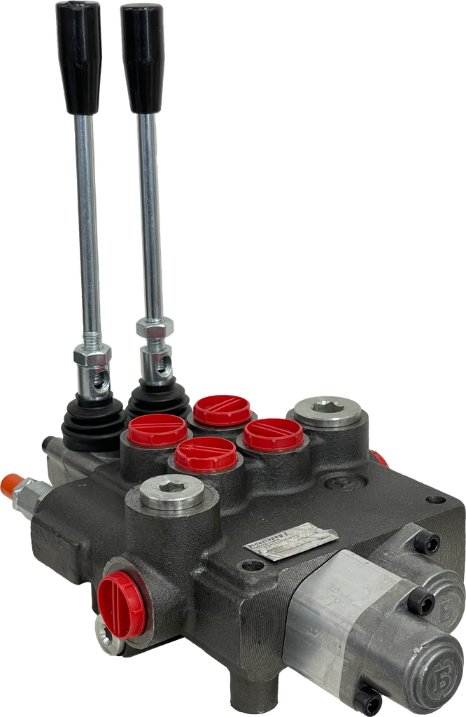 2Z80R/1/K16KZ1/A1KZ1-S|2 spool valve with float on lever push (standard loader valve)