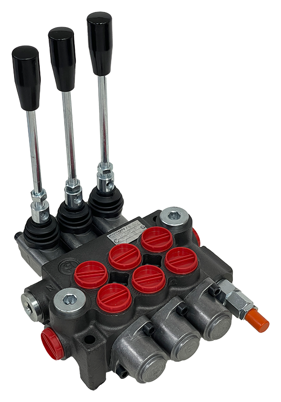3Z50/1/3x(A1KZ1)-S|3 Spool Z50 valve with levers