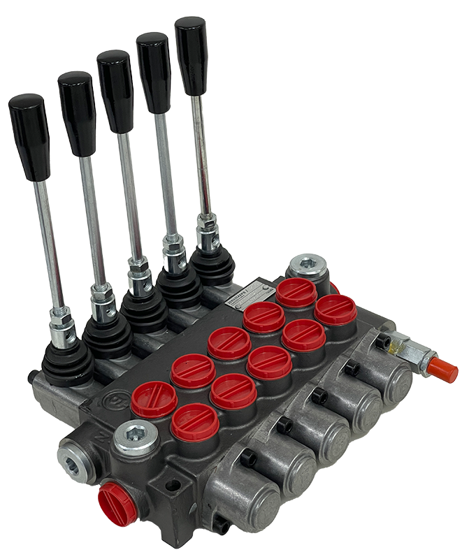 5P401Ap1Ap1Ap1Ap1Ap1SKZI|5 spool valve with metering spools