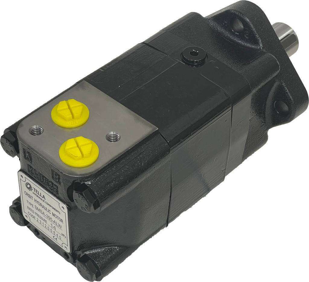 SMSA-395-ALW|395 CC motor 4 bolt SAE A mount 1.25" shaft with threaded mount holes for relief by ports. #10 SAE Ports