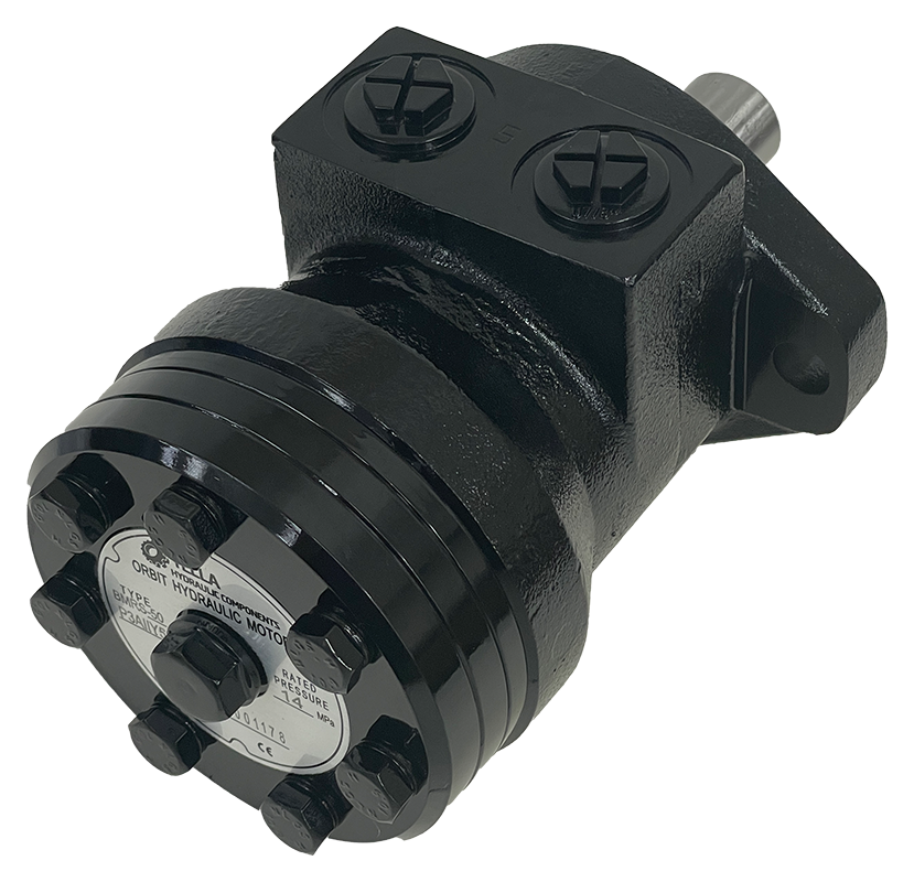 SMRP-50-BKW|50CC Hydraulic Motor 2 Bolt, key shaft, ORB Parallel Ports
