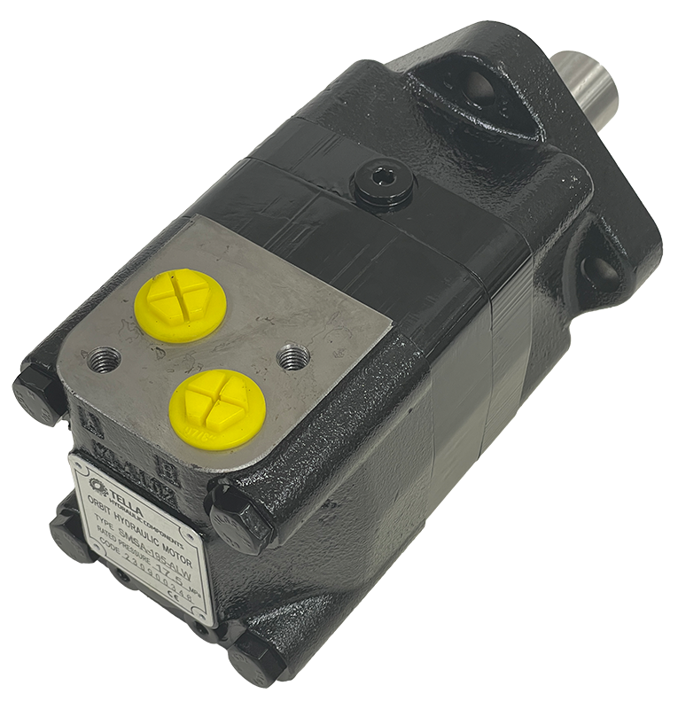 SMSA-195-ALW|195 CC motor 4 bolt SAE A mount 1.25" shaft with threaded mount holes for relief by ports. #10 SAE Ports