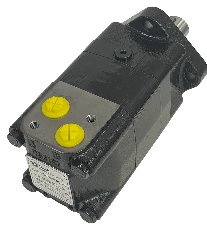 SMSA-315-ALW|315 CC motor 4 bolt SAE A mount 1.25" shaft with threaded mount holes for relief by ports. #10 SAE Ports