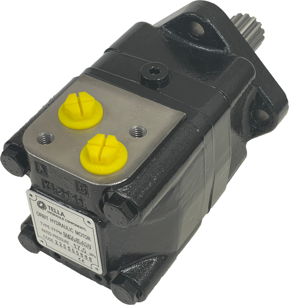 SMSA-80-ASW|80cc Motor 4 bolt SAE A square mount 1.25" spline shaft