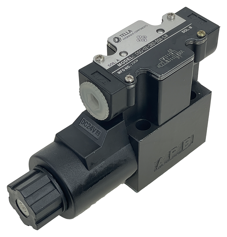 DSG-02-2B2-D24-LW|2 Position Spring Return Single Solenoid 24VDC Wire Box