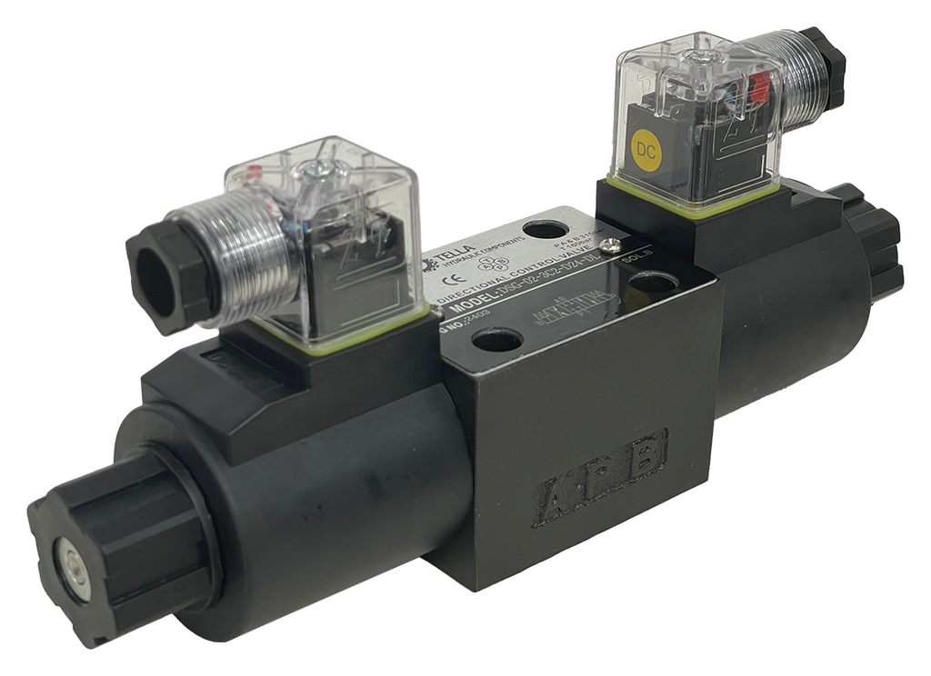 DSG-02-3C2-D24-DL|D03 valve, 3 position, all ports closed, 24VDC DIN connection