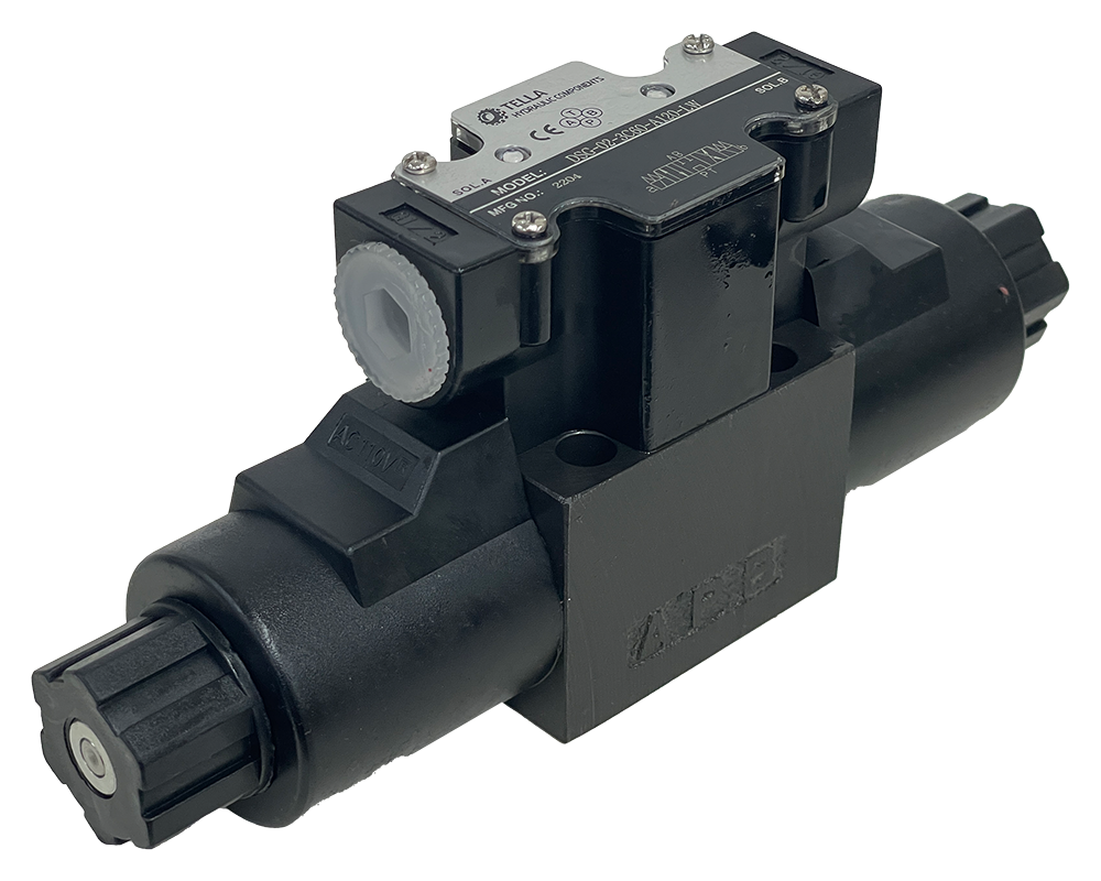 DSG-02-3C60-A120-LW|D03 valve, 3 position, P to T A and B closed 120VAC wire box