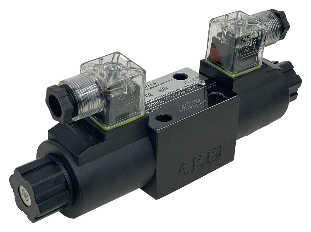 DSG-02-3C60-A120-DL|D03 valve, 3 position, P to T A and B closed 120VAC DIN connection
