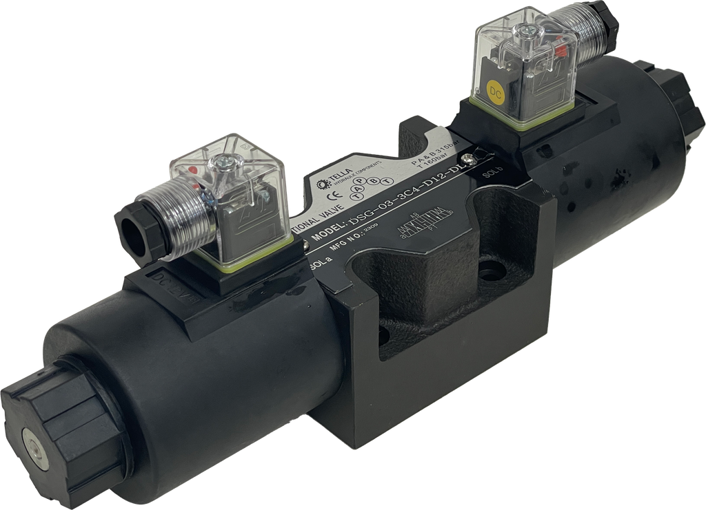 DSG-03-3C4-D12-DL|D05 valve , 3 position P blocked AB to tank