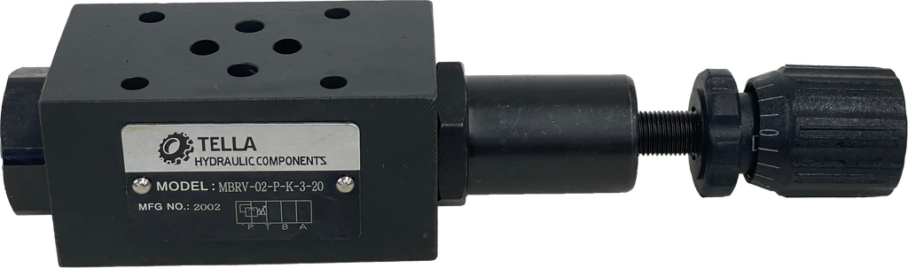 MBRV-02-P-K-3-20|D03 Pressure Reducing Valve P port 1050 - 3625 PSI