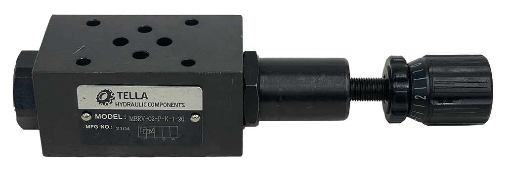 MBRV-02-P-K-1-20|D03 Pressure Reducing Valve P Port 115-1000 PSI