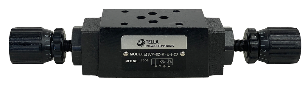 MTCV-02-W-K-I-20|D03 flow control valve, meter In A and B ports