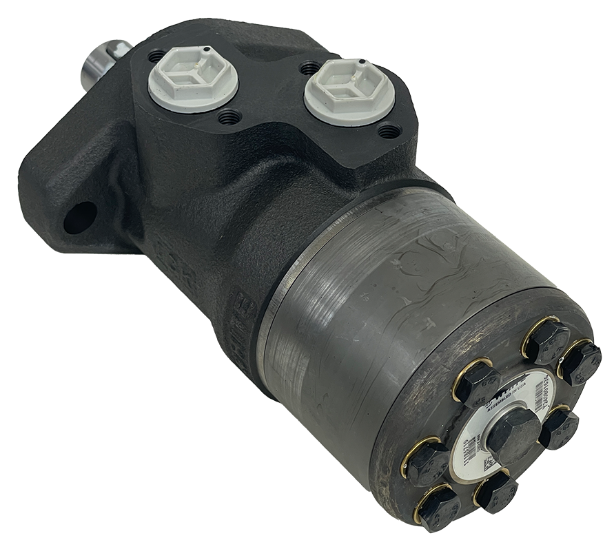 11185719|White Drive / Danfoss 400 cc OMP-X 2 bolt 1 in keyed shaft hydraulic motor with staggered ORB ports