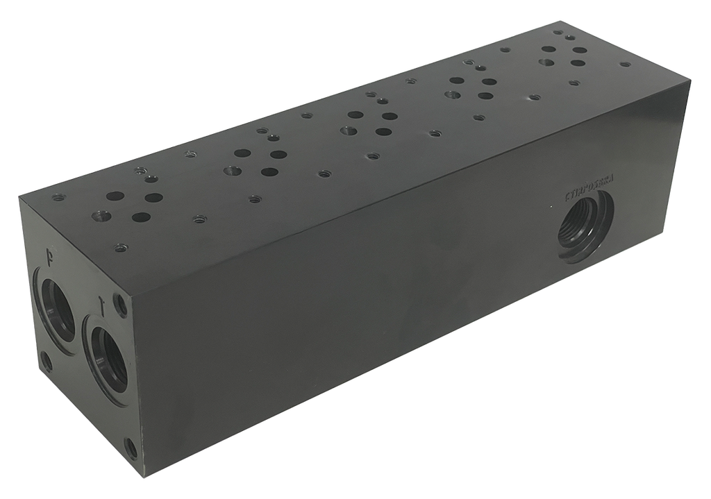 CTI3P05SRA|D03 5 station parallel manifold with C-10 relief port