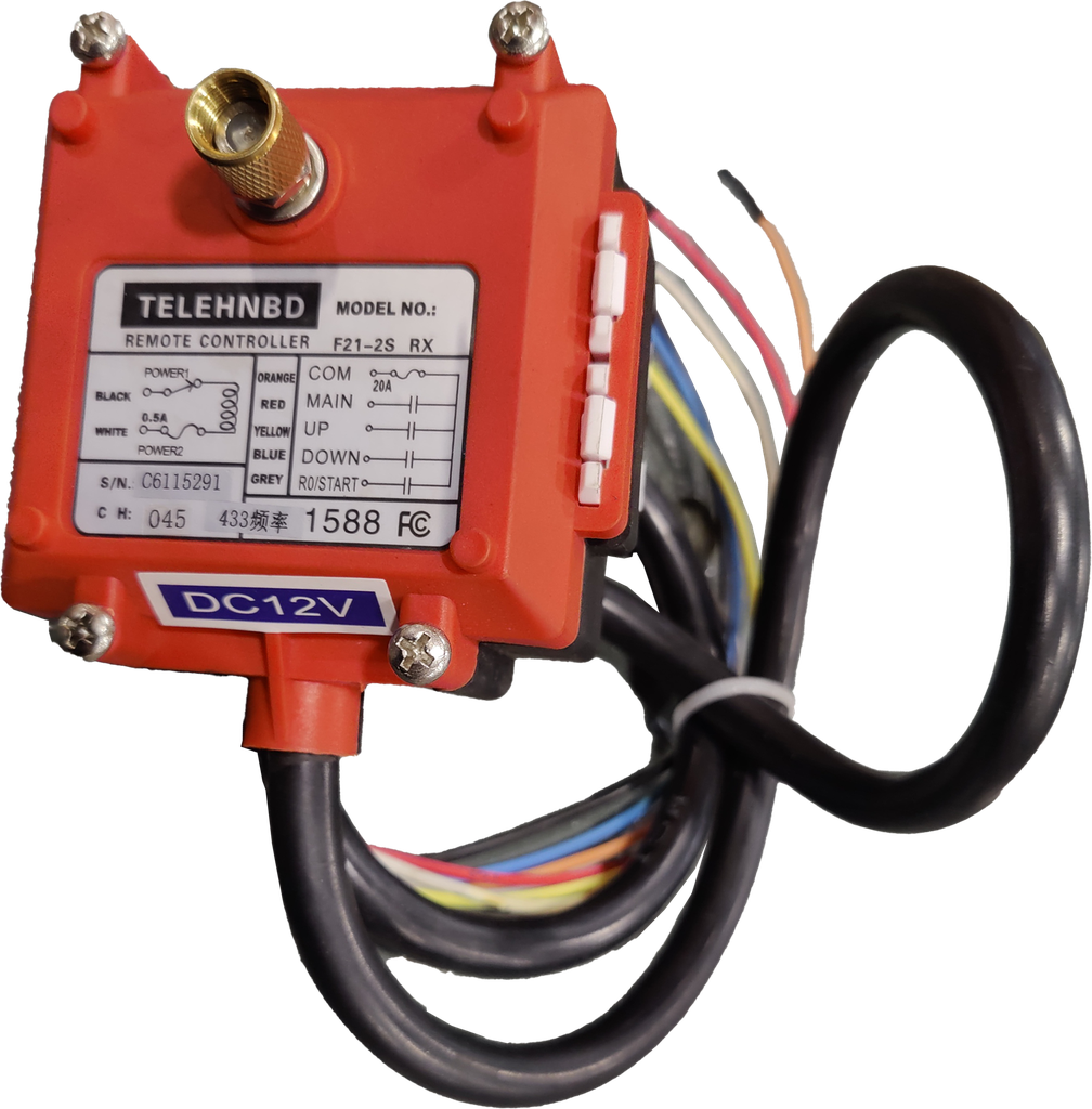 F21 - 2S RX|Industrial Hoist Wireless Remote Controller 