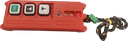 F21 - 2S TX|"Function: 2 single-speed buttons Frequency: UHF 420-450mhz Transmitter Function: single-speed, 2 buttons IP Class: IP65 Temperature: -35℃~+40℃ Housing: Reinforced nylon plastic Distance: >=100 meters / can be customized to 300 meters Voltage: DC/AC 12-24V, 24~48V,24-264V,110~460V"