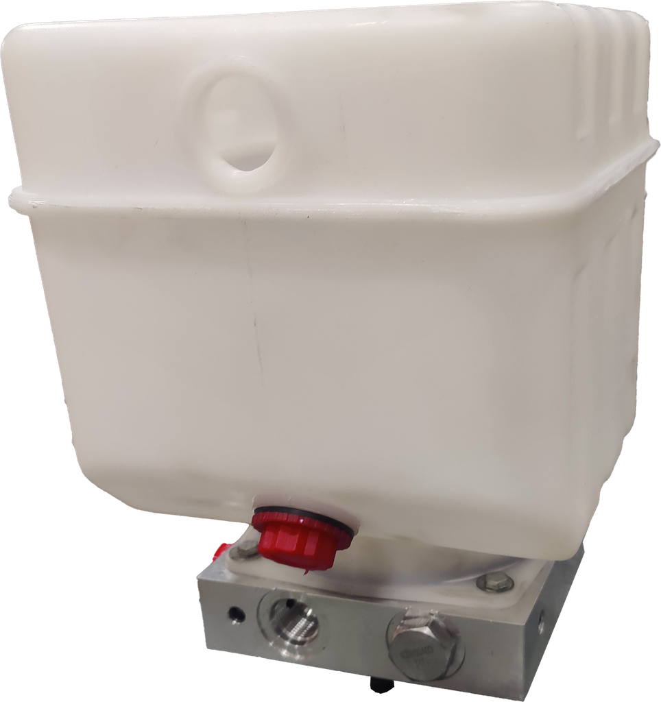 12 VDC Single Acting w/1 Gallon Plastic Tank (Parts Only)|