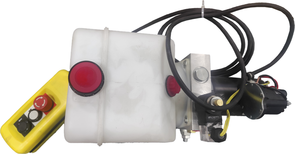 12 VDC Single Acting  w/1 Gallon Plastic Tank|