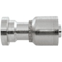 4409H-24-24 1-1/2" NON-SKIVE CRIMP COUPLING WITH 2.50" SAE CODE 62 FLANGE