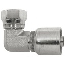 44926C-12-12 3/4" COMPACT 90° NON-SKIVE CRIMP COUPLING ELBOW WITH 3/4" FEMALE BSP PARALLEL THREAD