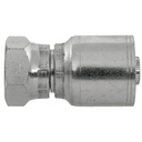 42027-12-12 3/4" NON-SKIVE CRIMP COUPLING WITH 3/4" FLAT FACE FEMALE BSP PARALLEL THREAD