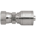 4204-12-12 3/4" NON-SKIVE CRIMP COUPLING WITH 1-1/16-14 FEMALE SAE 45° FLARE THREAD