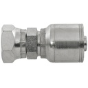 42069-16-16 1" NON-SKIVE CRIMP COUPLING WITH 1-11 FEMALE JAPANESE JIS 30° FLARE THREAD